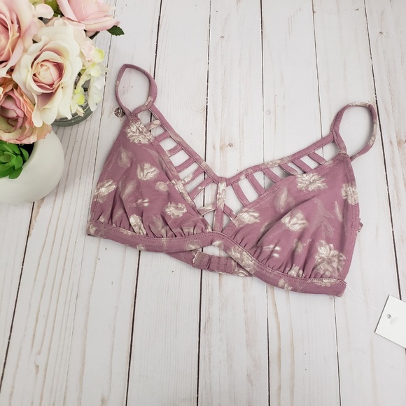RVCA Other - RVCA Sunday Collection Pink Lazy Day Bralette